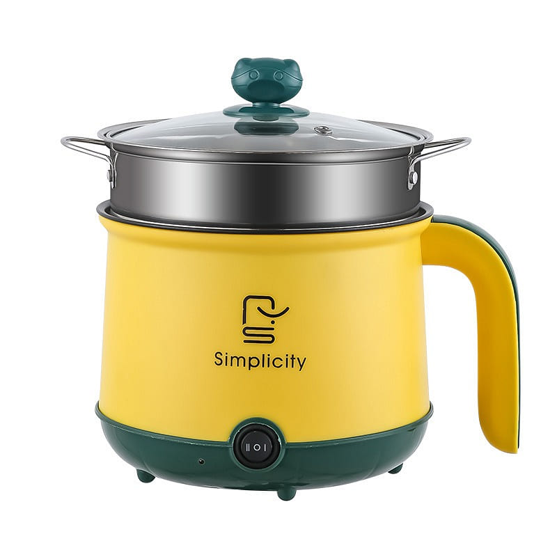 SDD-18 110V 1.8L One Piece Students With Electric Hot Pot Yellow 1 phần