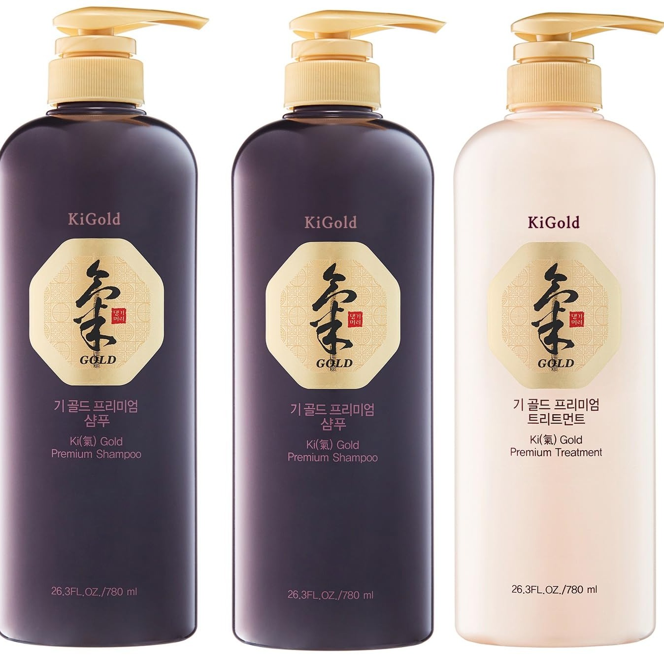 KiGold 高級洗髮護理套裝 2+1 2340毫 2340 毫升