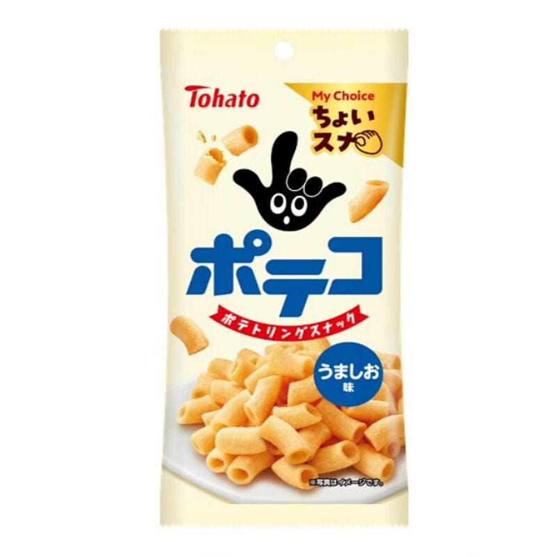 Tohato Choi-Snack Poteko – Savory Salt Flavor 40g 1 each