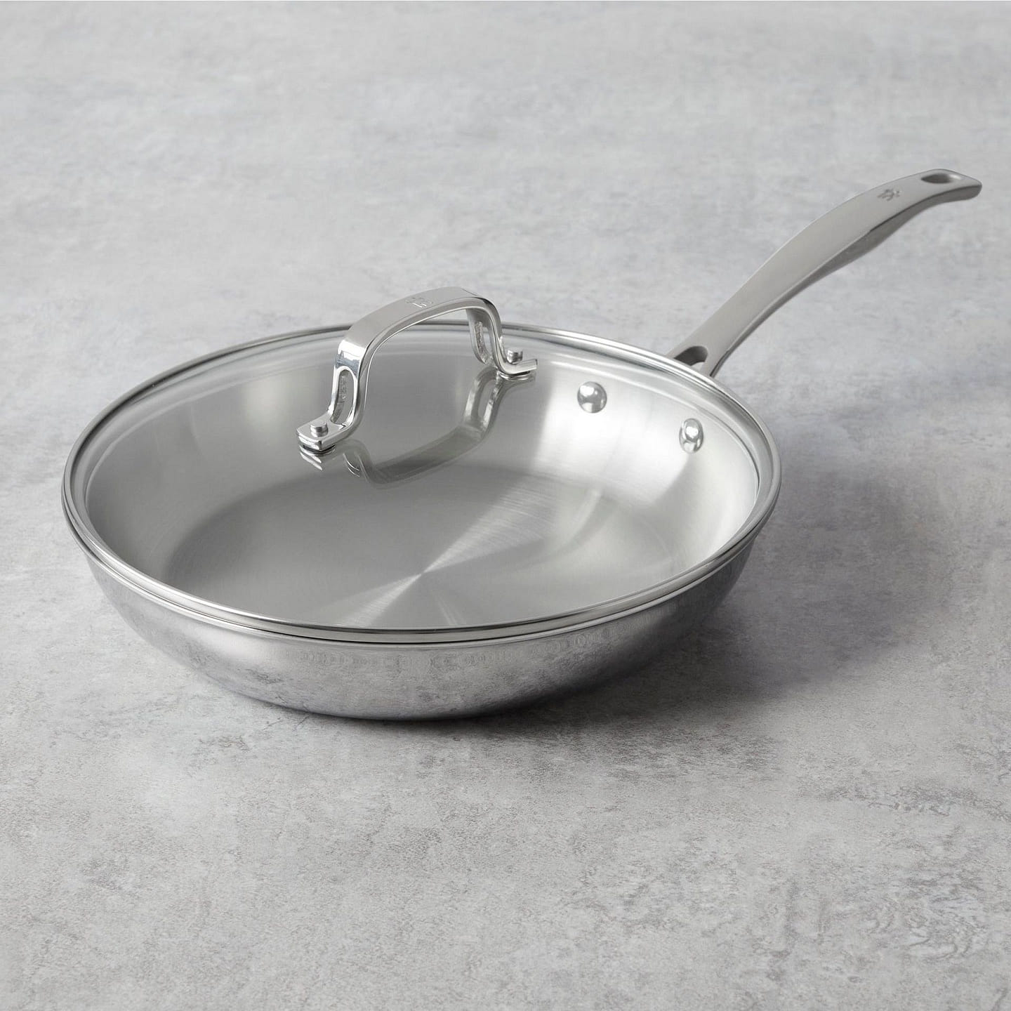 Henckels Clad H3 10-inch Stainless Steel Fry Pan with Lid 1 each