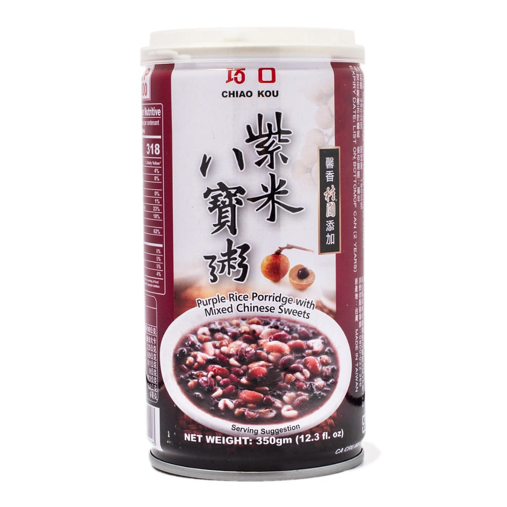 Chiao Kou Purple Rice Porridge with Mixed Chinese Sweets 350 g