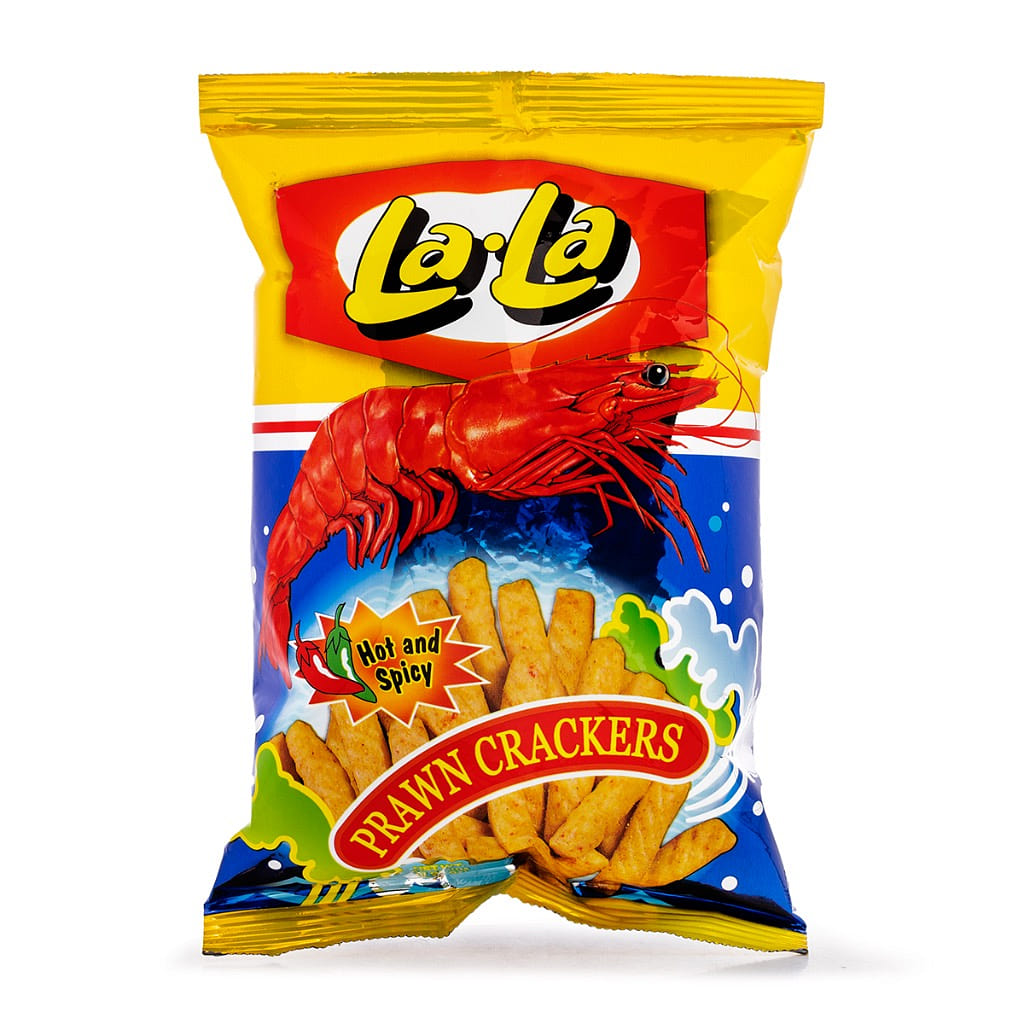 Lala Prawn Crackers, Hot and Spicy Flavor 60 g