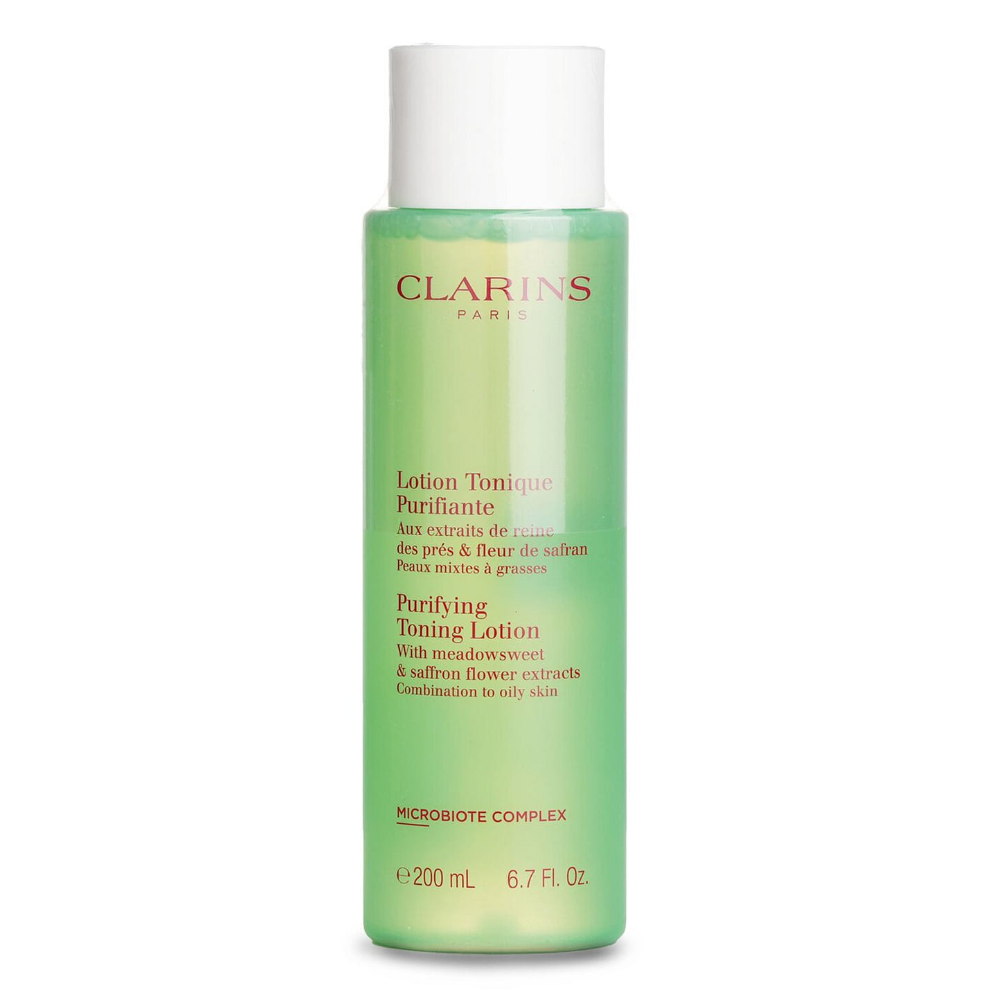 Clarins Purifying Toning Lotion with Meadowsweet & Saffron Flower Extracts – Combination to Oily Skin 200ml/6.7oz 200 ml