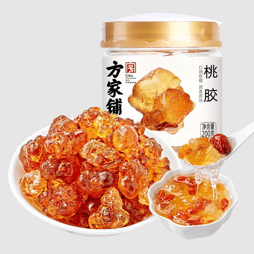 Fangjia Shop Old Tree Peach Gum 200g 200 g