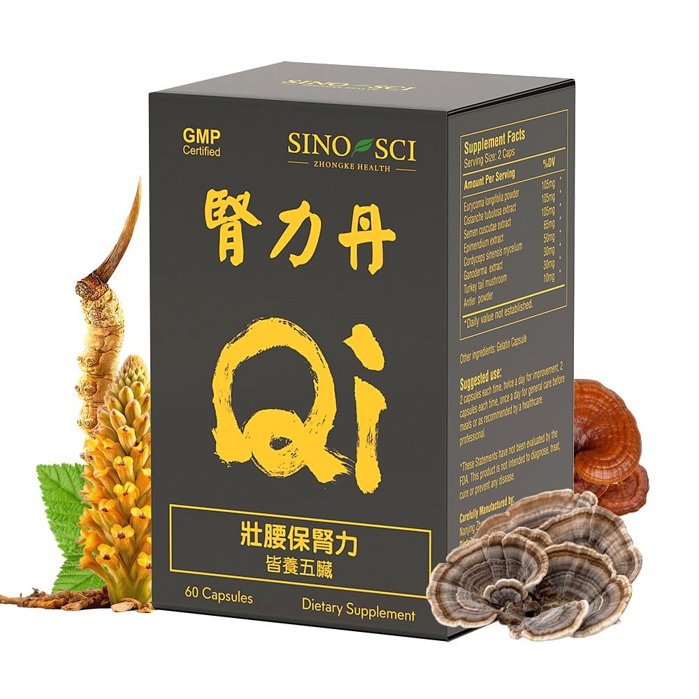 Sino-Sci EnerQi – Energy Booster 60 Caps 1 bottle