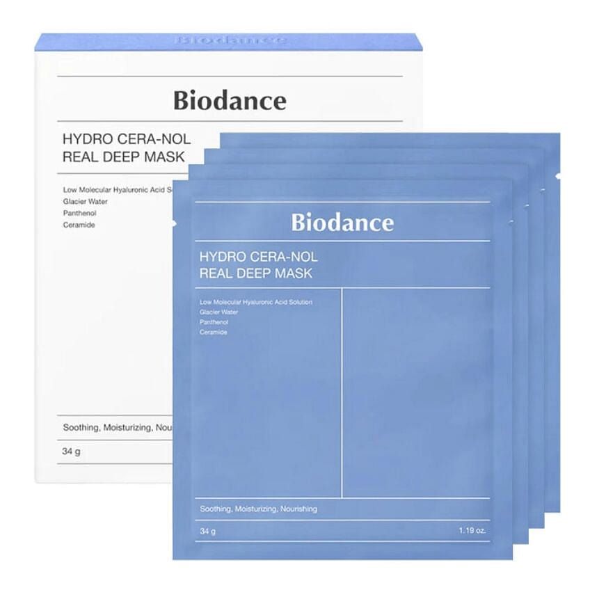 Biodance HYDRO CERA-NOL REAL DEEP MASK 1 box*4 each