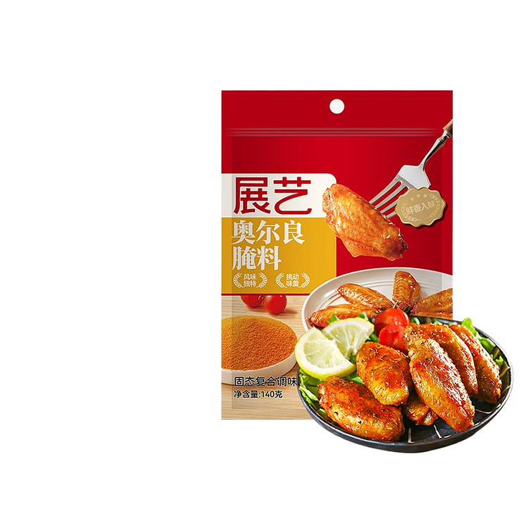 展艺 新奥尔良烤翅腌料奥尔良甜辣味140g*1袋