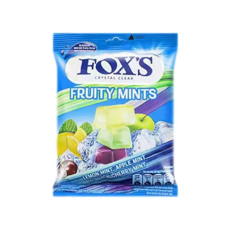 进口FOXS水晶糖 什锦水果糖-水果薄荷味