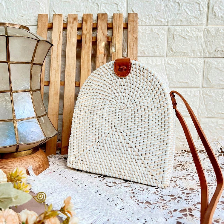 Rattan Bag - Boho White 39.99 each