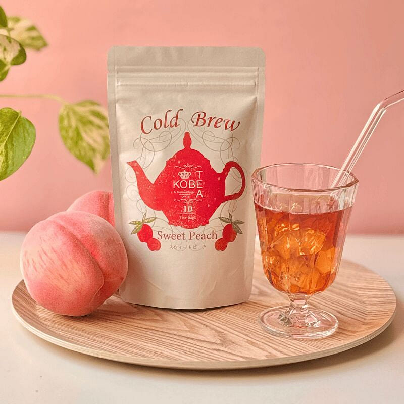 Cold Brew Tea Sweet Peach 5g x 10 Tea Bags 1 pack