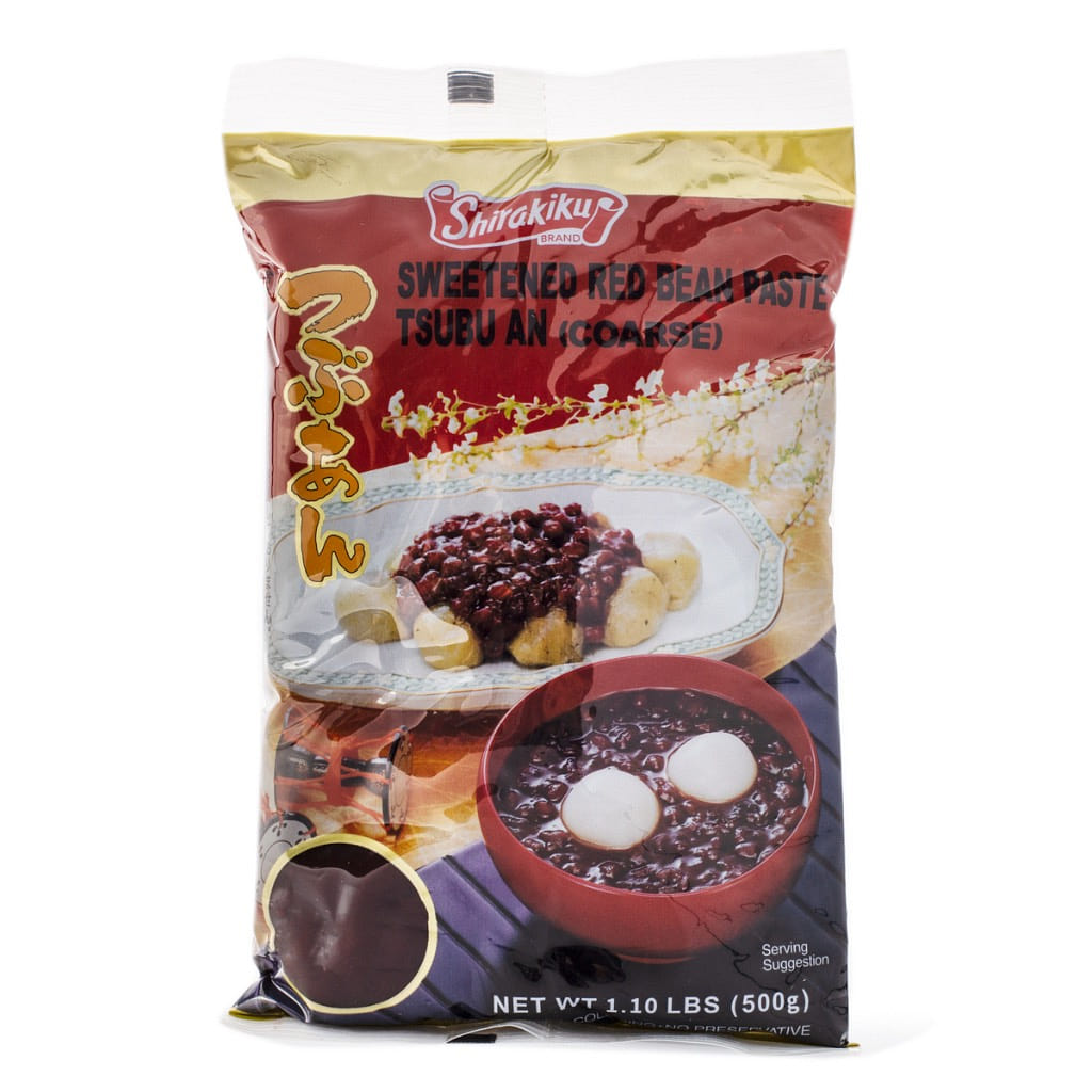 Shirakiku Red Bean Paste Tsubuan (Coarse) 500 g*24 pack