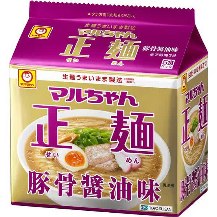 东洋水产丸酱生面 5 包酱油 505g