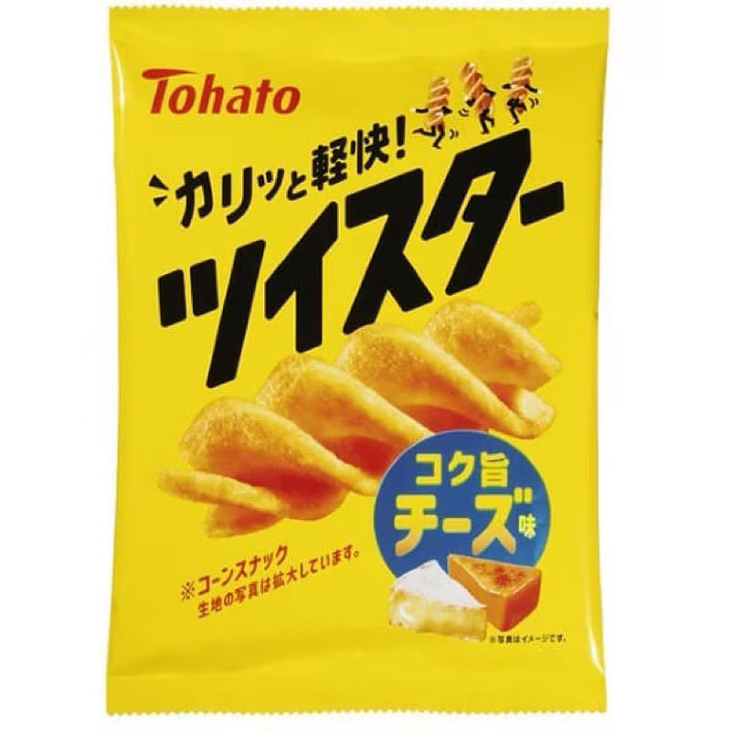 Tohato Twister Rich Cheese Flavor 56g 1 each