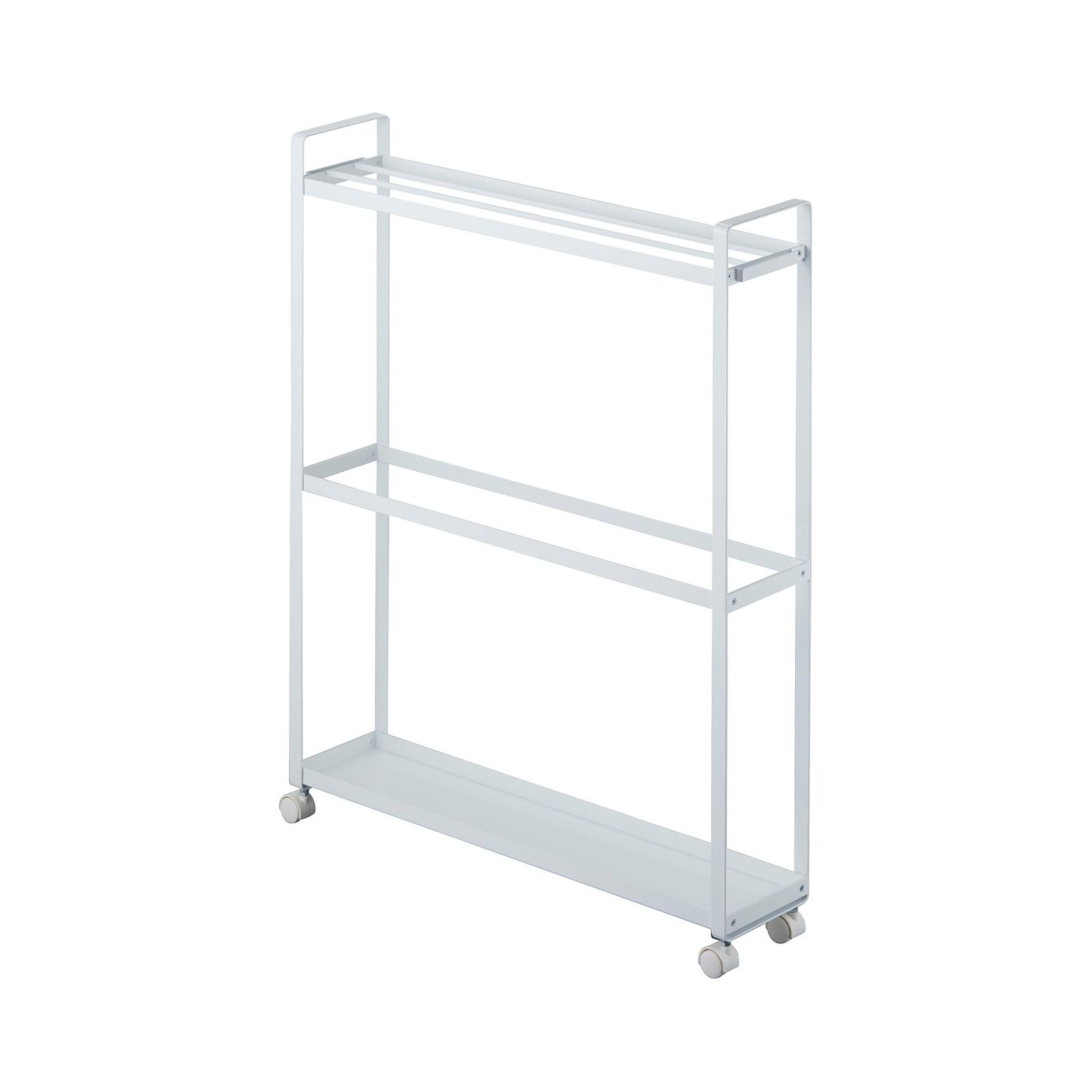 Rolling Towel Rack (33" H) - Steel White 1 ส่วน