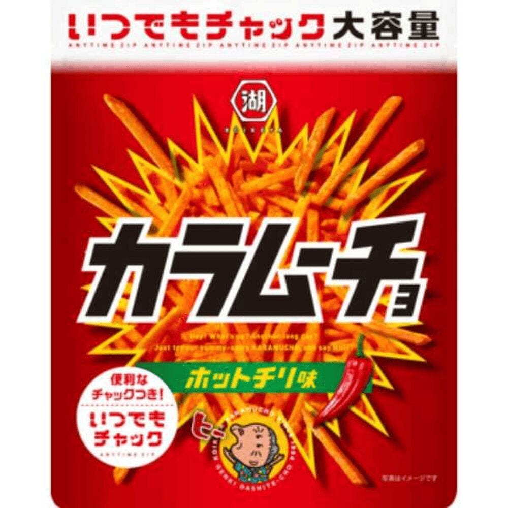 KOIKEYA Extra Hot Crunchy Potato Sticks 130g 1 count