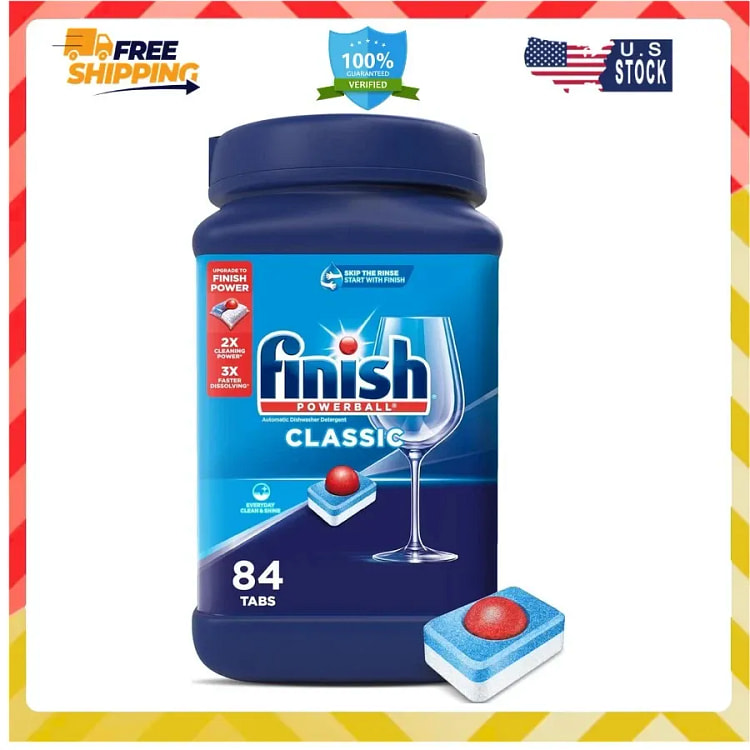 Finish: Powerball Dishwasher Detergent Pods - Unsc 1 box