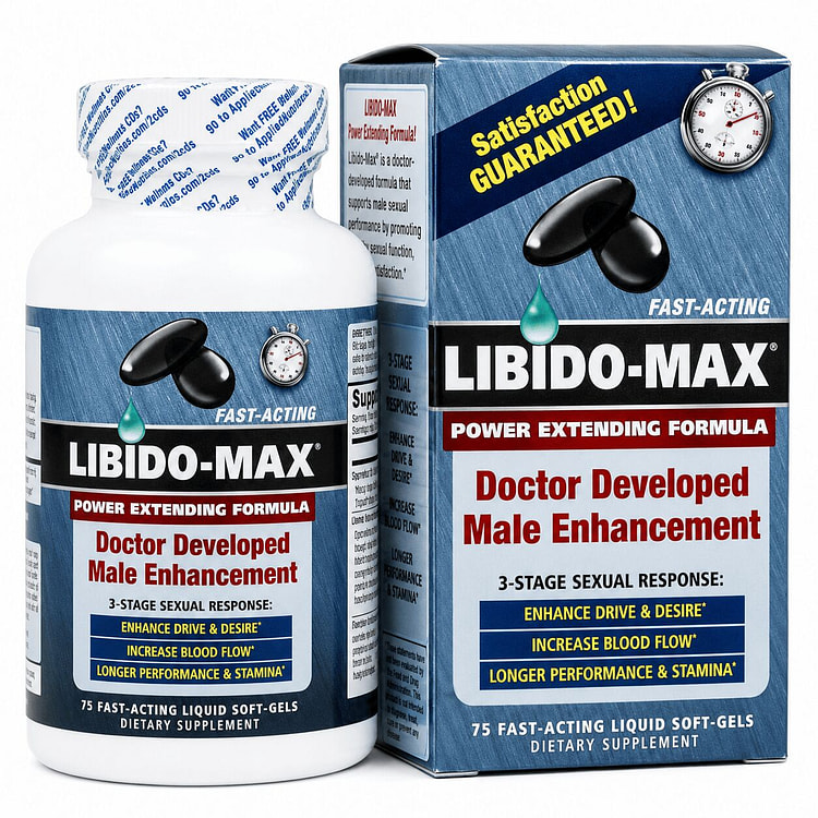 Applied Nutrition Libido Max Male Enhancement Soft 75 count