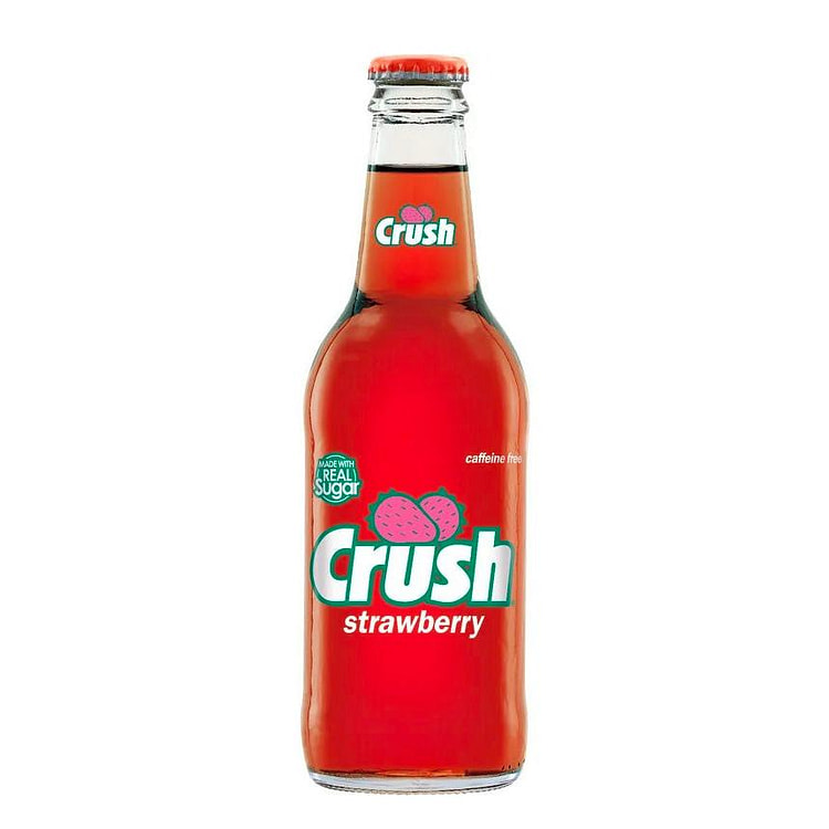 Crush Strawberry 12oz Glass Bottle 1 each