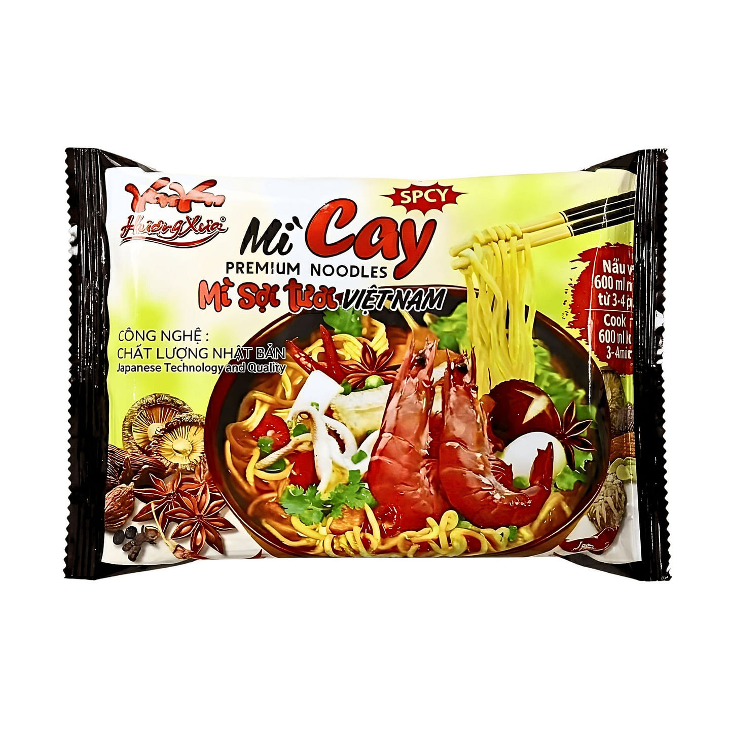 [HUONG XUA] Spicy Premium Noodles – 85g(1 Pack) 1 each