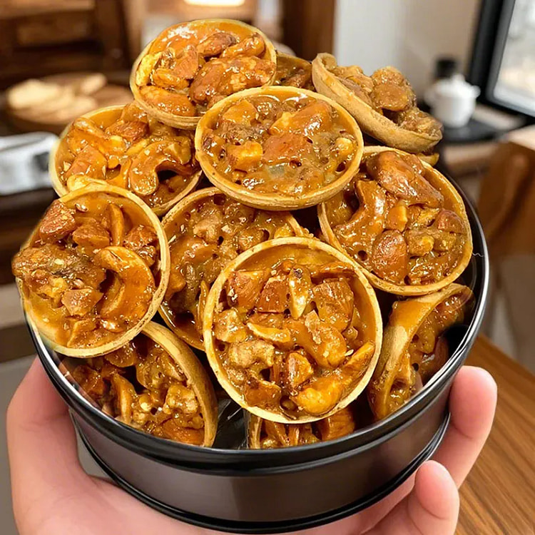 焦糖坚果塔腰果核桃酥挞独立小包装 80 克