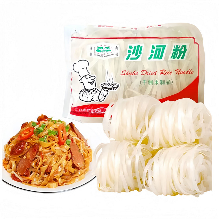 葵树牌 沙河粉200g1袋河粉早餐宵夜干炒牛河米粉 200 克