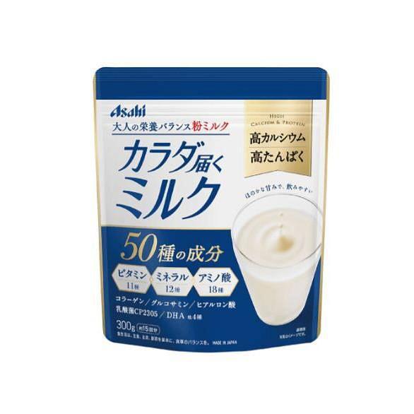 【日本直邮】ASAHI朝日高钙奶粉 300 克