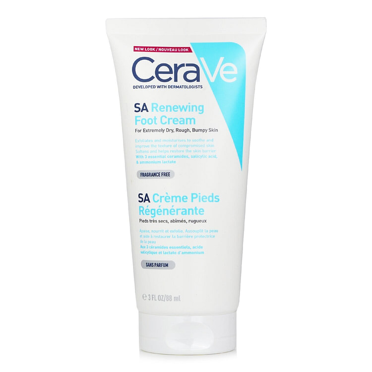 CeraVe     SA 再生足部護理霜(新舊包