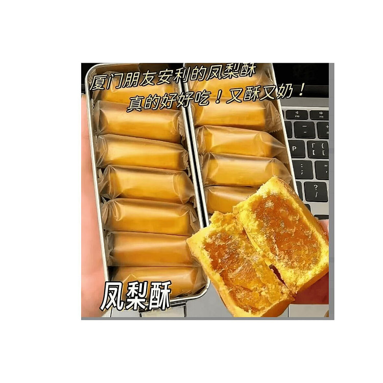 醉语阁 铁盒凤梨酥糕点  160克*1盒