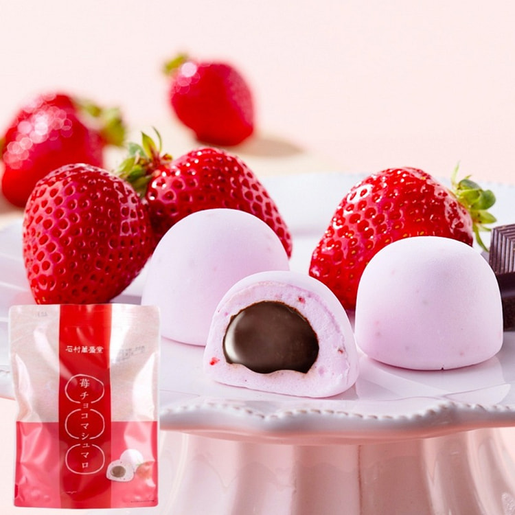 Ishimura Manseido Strawberry Chocolate Marshmallows 6 pieces
