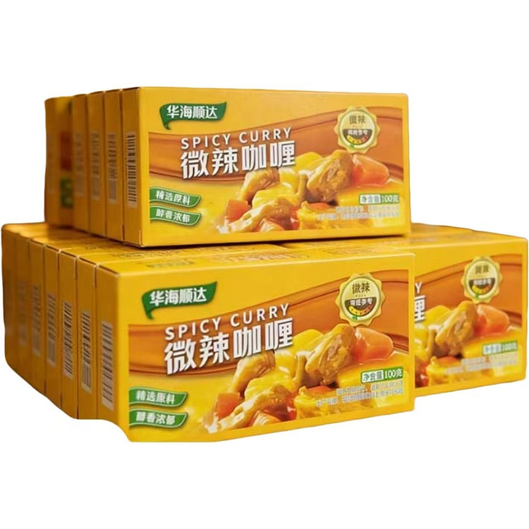 Huahai Shunda Mild Spicy Curry 1 box*100g 100 g