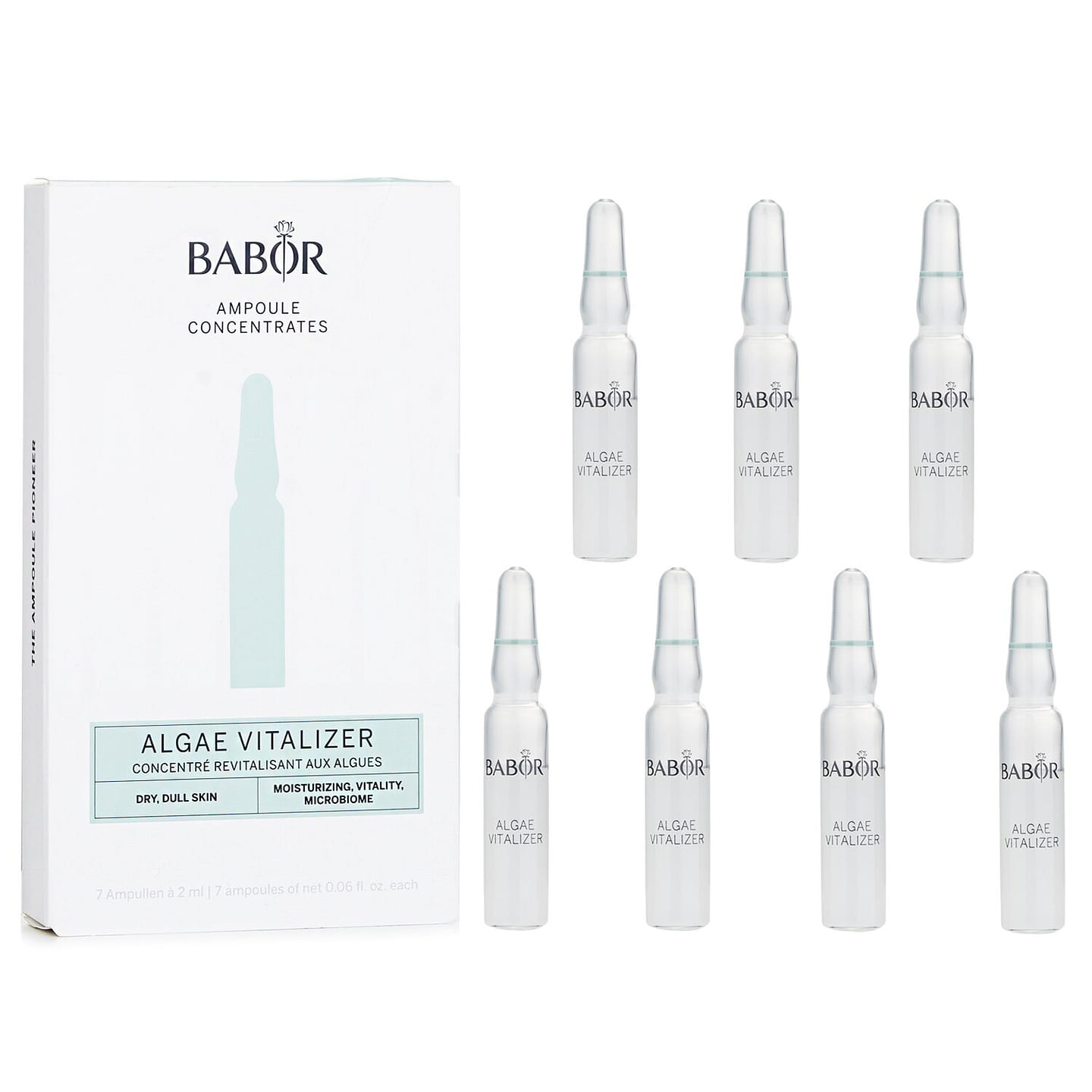 Babor Ampoule Concentrates – Algae Vitalizer (For Dry, Dull Skin) 7x2ml/0.06oz 7 ml