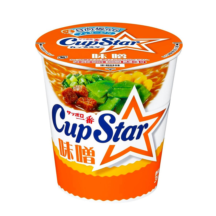 Japan Ramen Noodles Cup Star Miso Food Sapporo 78g
