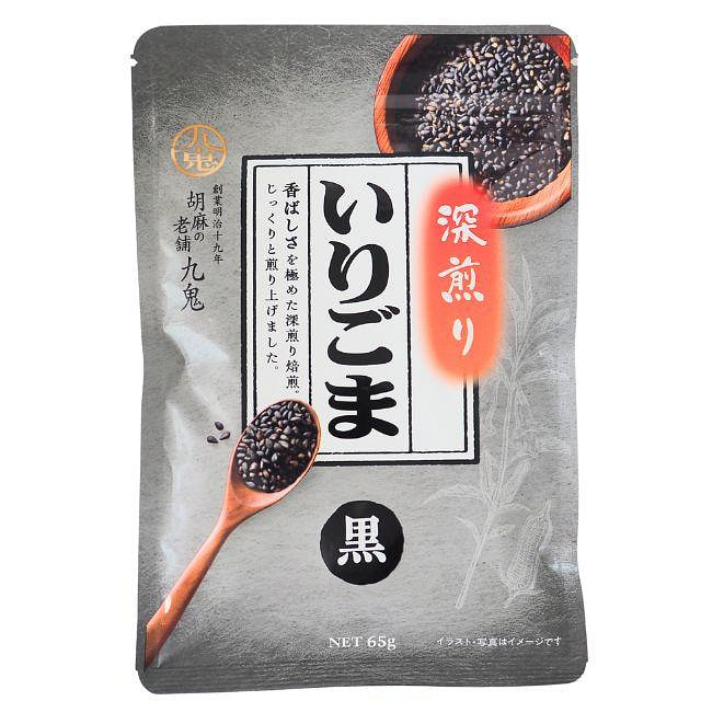 九鬼 深焙 炒黑芝麻 65g 1 份