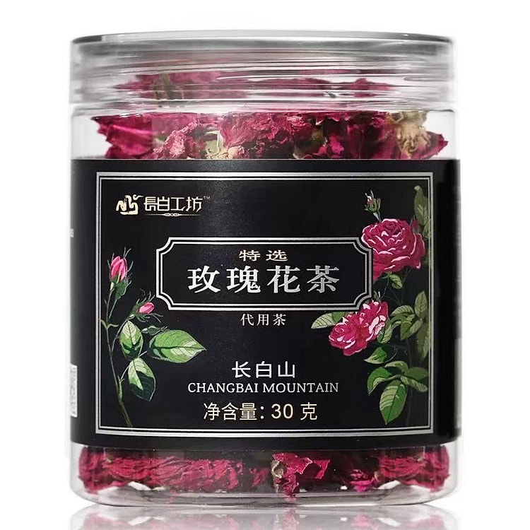 【长白山工坊】大朵玫瑰花茶 1罐