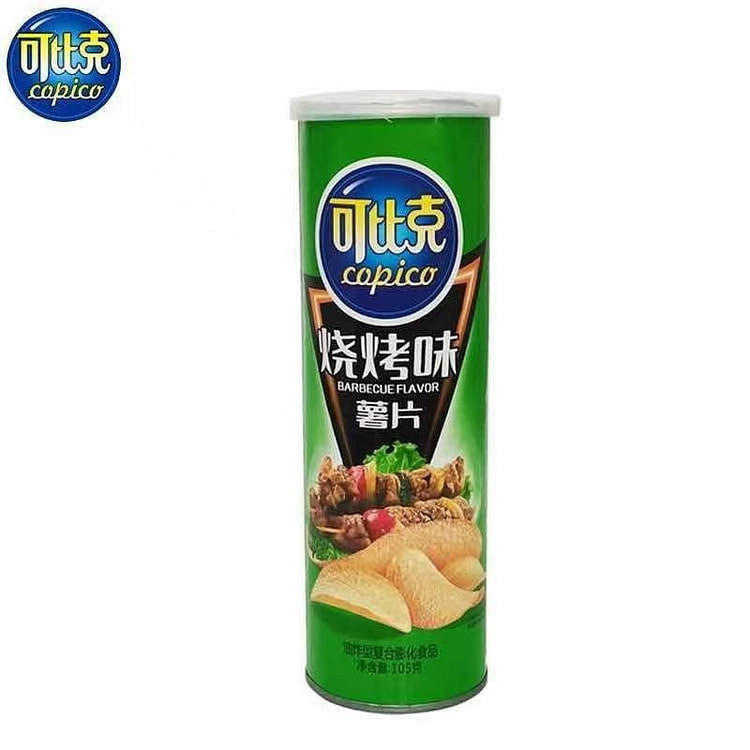 可比克 105g 罐装薯片烧烤味 1 罐 (min 6)