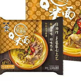 旺旺Q米面酸汤肥牛味118g*5