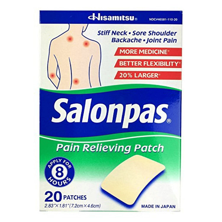 Salonpas Pain Relieving Patch 20count 20 count
