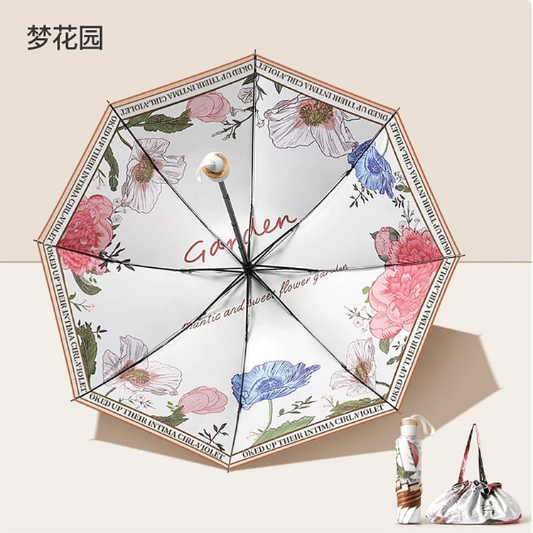 Foldable umbrella with UV protection-MHY 1 each