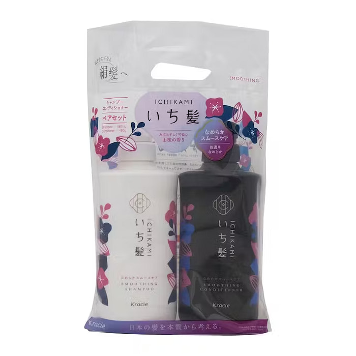 KRACIE ICHIKAMI柔韧顺滑修护洗护套装