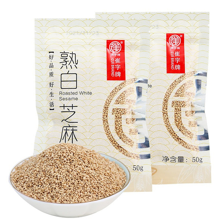 崔字牌 熟白芝麻小袋家用
