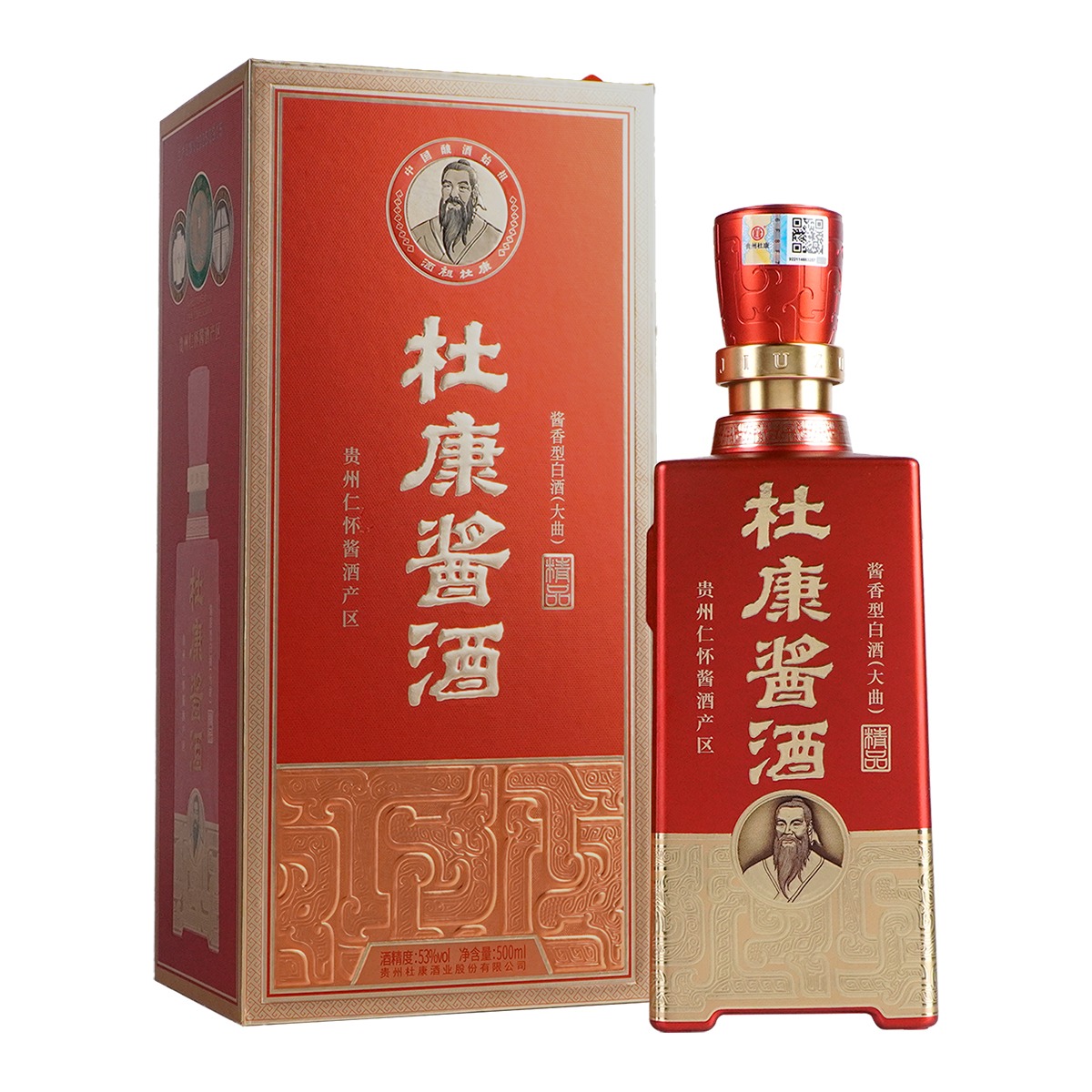 JiuZu DuKang Jiang Jiu Jingpin Chinese Baijiu 500 ml