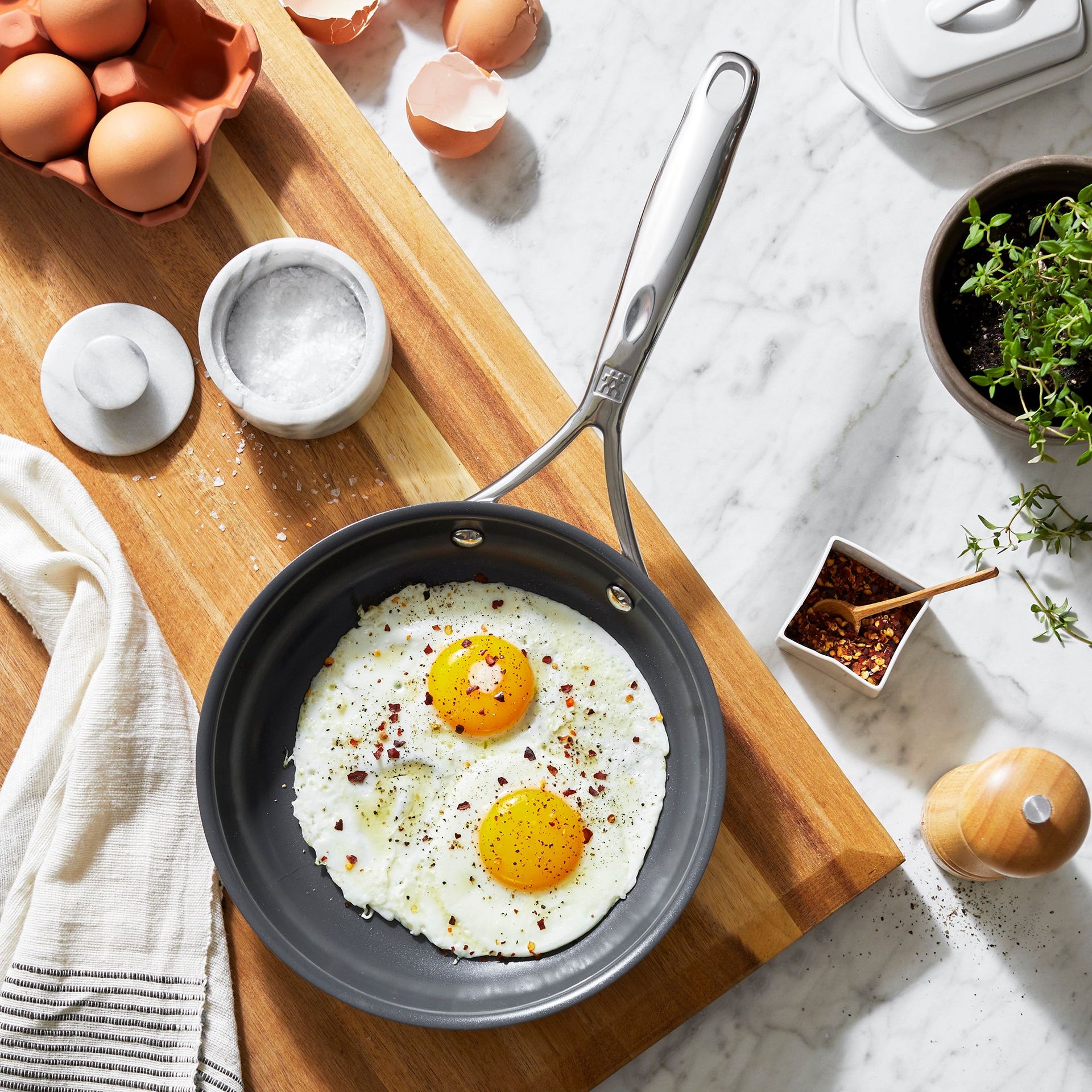 ZWILLING Stainless Steel Ceramic Nonstick Fry Pan 1 phần