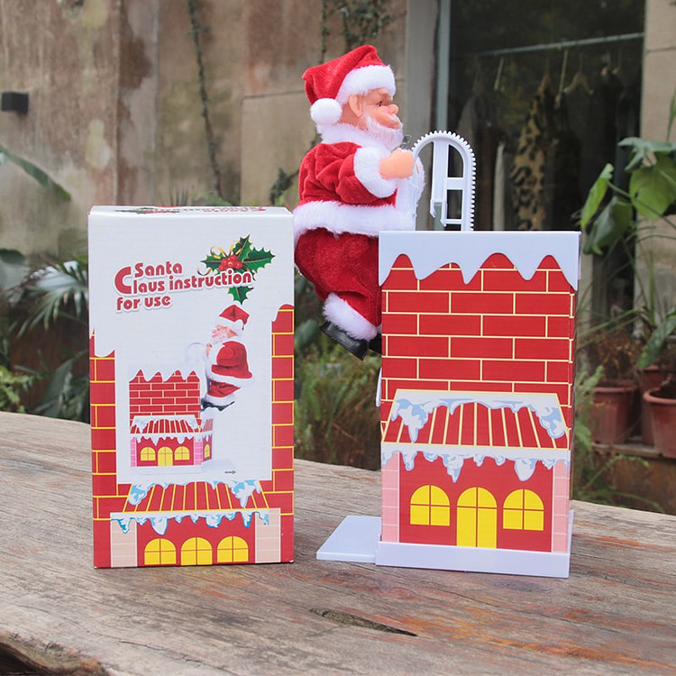2024 Electric Santa Claus Climbing Chimney Edition