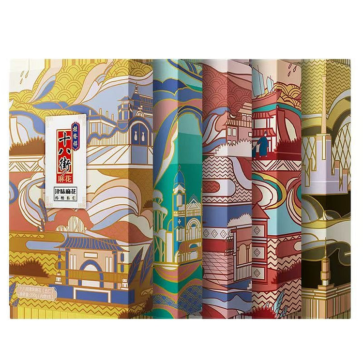 Guifaxiang Tianjin Heritage Twist 1 box*4 boxes