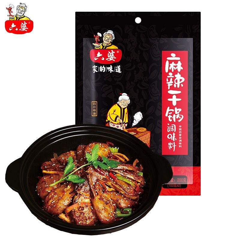 Liupo Spicy Dry Pot Seasoning for Spicy Fragrant 200 g