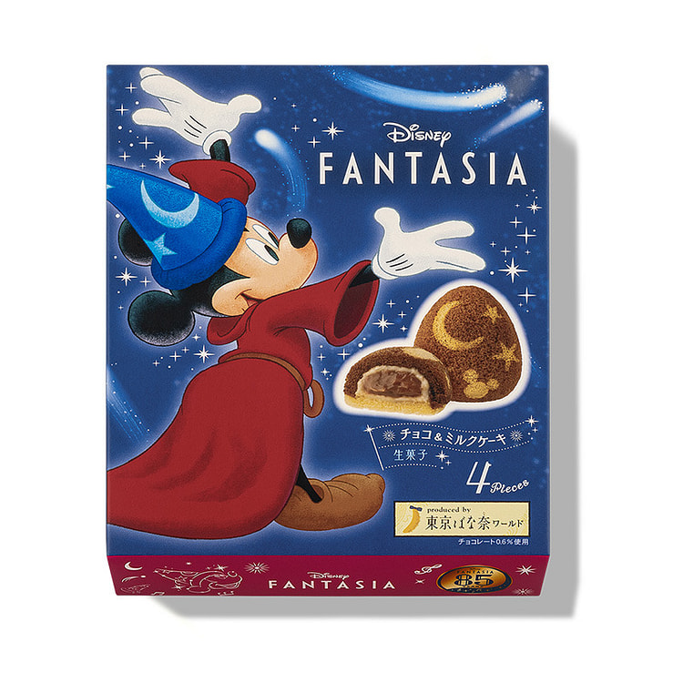 東京ばな奈ワールド ファンタジア チョコ＆ミルクケーキ 4個入 4 個