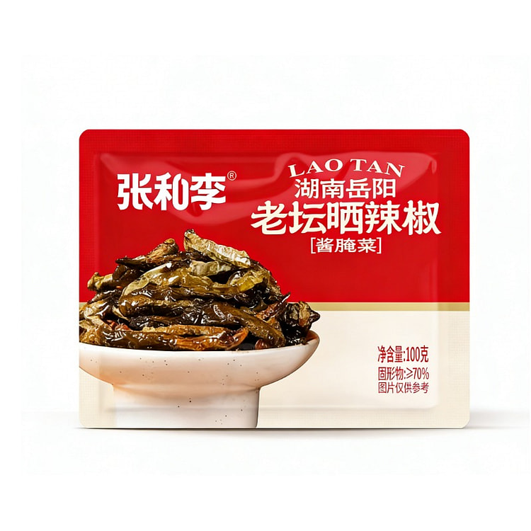 老坛晒辣椒干湖南特产腌辣椒油浸辣椒 100g*1 100 克