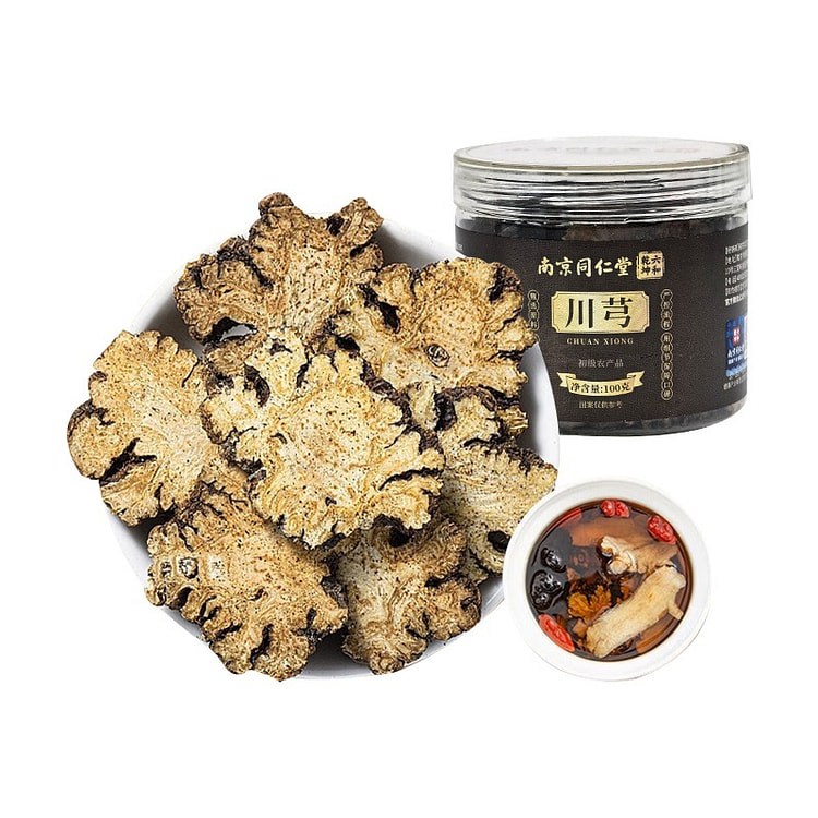 Nanjing Tongrentang Dried Chuanxiong Slices 100g 100 g