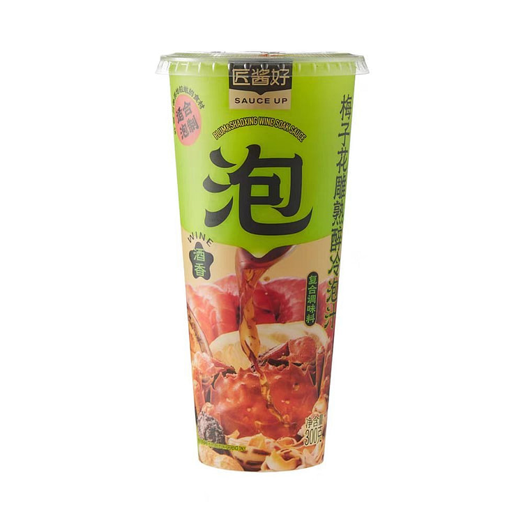 盒马 匠酱好 梅子花雕熟醉冷泡汁 醉虾醉蟹捞汁海鲜调味料汁 300g*1杯