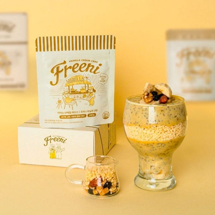 Friny 可舀式蛋白蛋糕餐 香草奶油 63 克